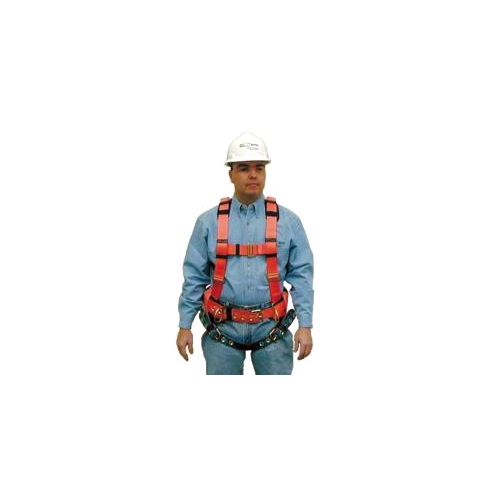 MSA 10043033 Construction Vestype Harness w/Integral Tool Belt