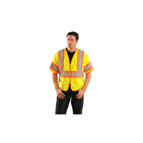 OccuLux ANSI Class 3 Two-Tone Half-Sleeve Mesh Vest