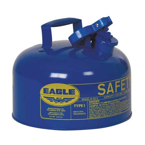 Eagle Type I Safety Can, 2 Gal. Blue, UI-20-SB
