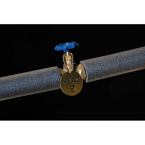 Stamped Metal Valve Tag Aluminum (EVT5S)
