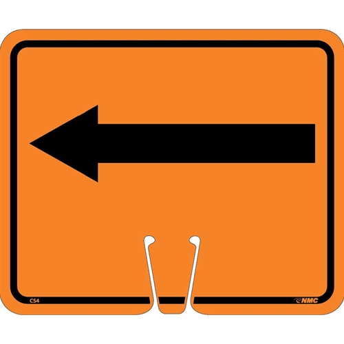 Safety Cone Left Arrow Sign (CS4)