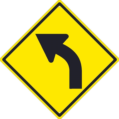 Left Arrow Traffic Sign (TM123K)