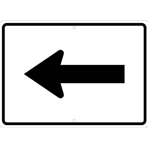 Auxiliary Arrow Left Sign (TM502J)