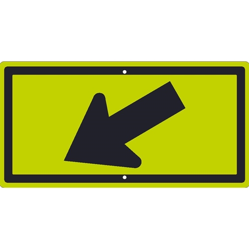 Diagonal Arrow Downward Mutcd Sign (TM607DG)