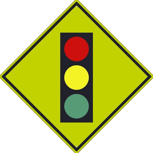 Intersection Warning Graphic Sign (TM612DG)