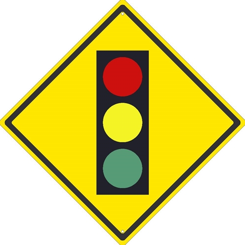 Intersection Warning Graphic Sign (TM612K)