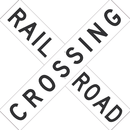 Railroad Crossing Sign (TM9326K)