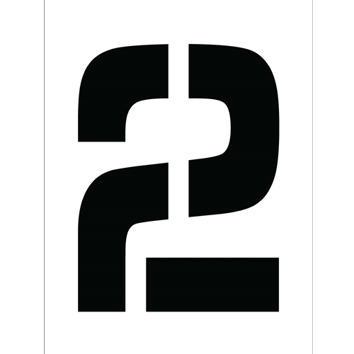 Individual Character Stencil 12" Number Set (PMC12-2)