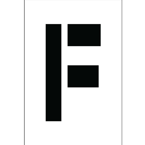 Individual Character Stencil 4" Number Set (PMC4-F)