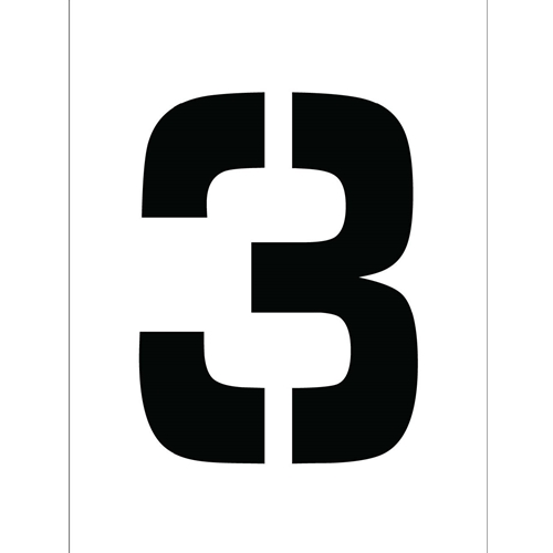 Individual Character Stencil 8" Number Set (PMC8-3)