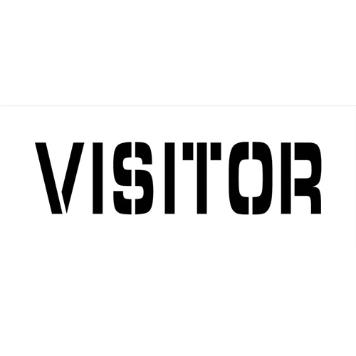 Visitor Parking Lot Stencil (PMS44)