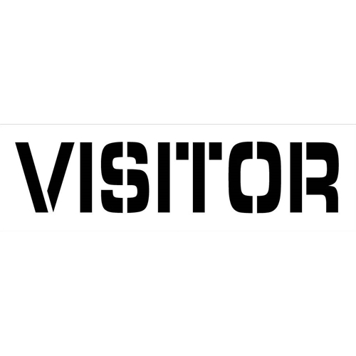 Visitor Parking Lot Stencil (PMS48)