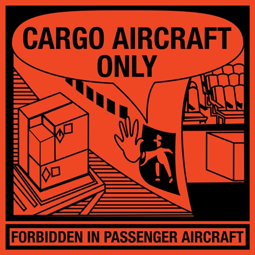 Cargo Aircraft Only Label (DL58AL)