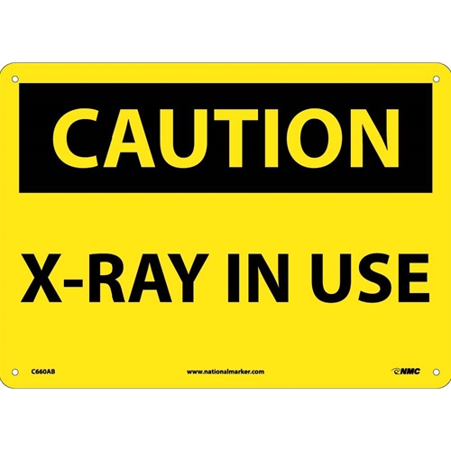 Caution X-Ray In Use Sign (C660AB)