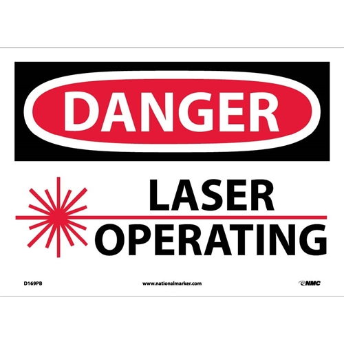 Danger Laser Operating Sign (D169PB)
