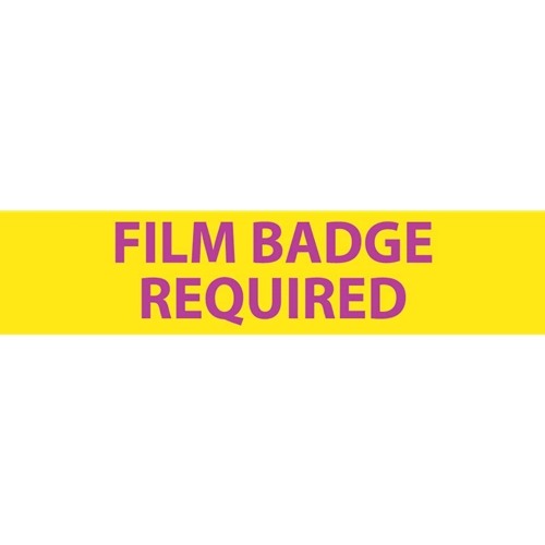Radiation Insert Film Badge Required Sign (RI16)