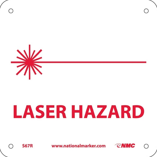 Laser Hazard Sign (S67R)
