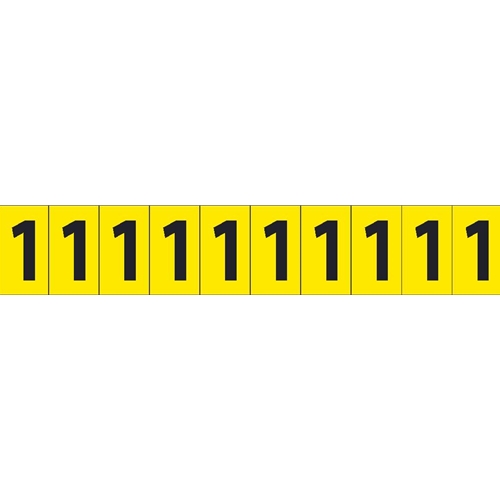 Self-Adhesive Numbers 1" (NPS41)