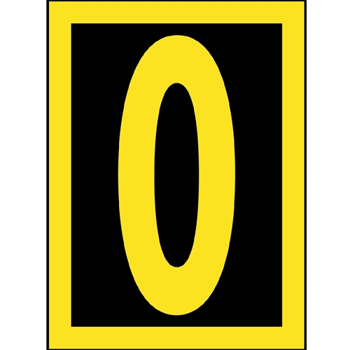 Reflective Numbers 1.5" 0-9 (RN150)