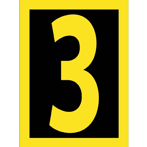 Reflective Numbers 1.5" 0-9 (RN153)