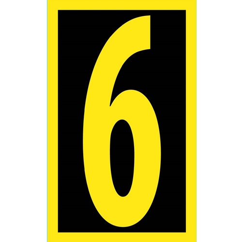Reflective Numbers 2.5" 0-9 (RN256)
