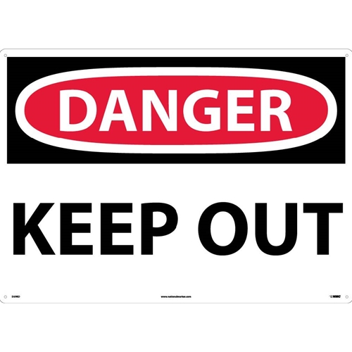 Large Format Danger Keep Out Sign (D59RD)