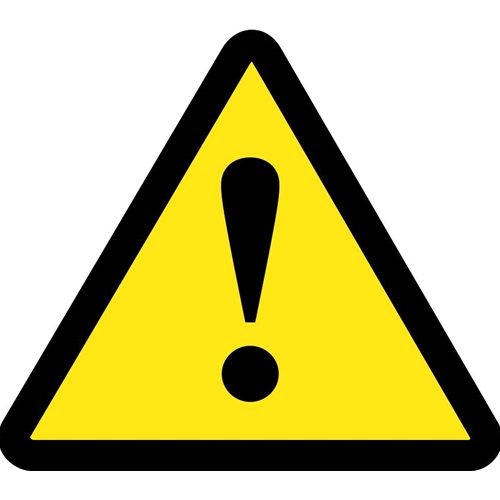 General Warning Hazard Iso Label (ISO436AP)