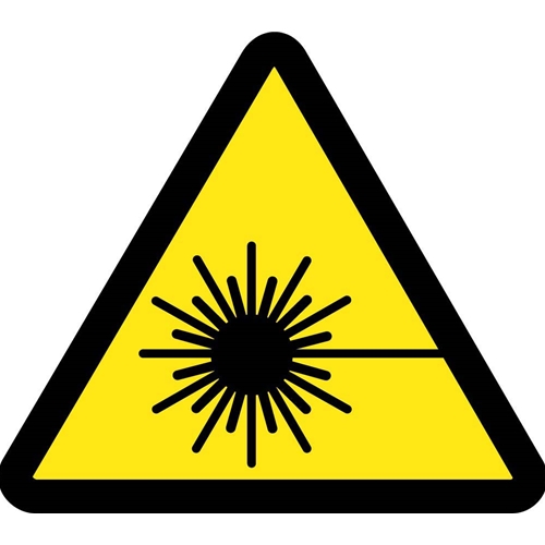Laser Hazard Iso Label (ISO468AP)