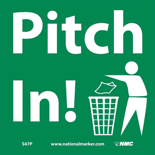 Pitch In Sign (S47P)