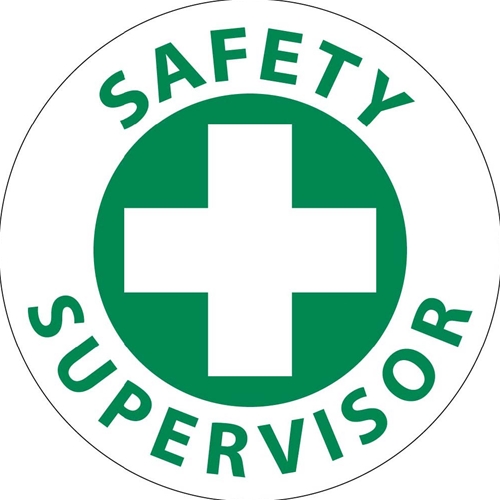 Safety Supervisor Hard Hat Emblem (HH28)