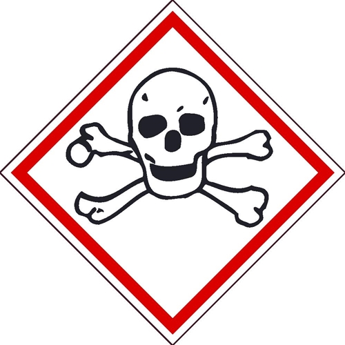Toxic Ghs Label (GHS2054AL2)