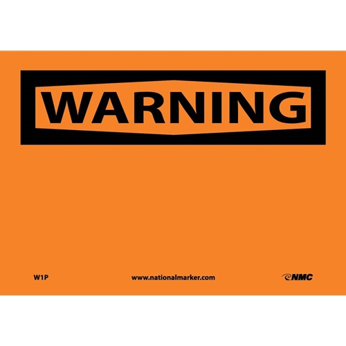 Warning Sign (W1P)