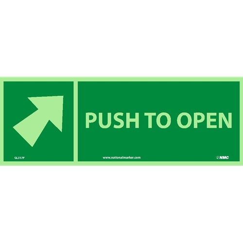 Push To Open Sign (GL317P)