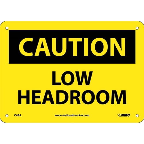 Caution Low Headroom Sign (C43A)