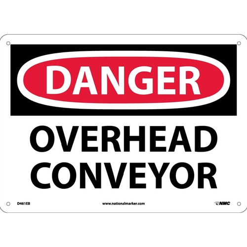 Danger Overhead Conveyor Sign (D461EB)