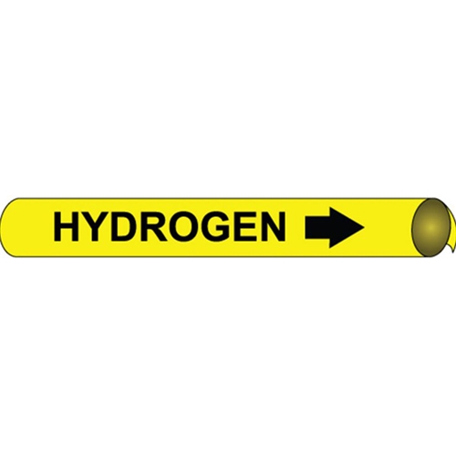 Hydrogen Precoiled/Strap-On Pipe Marker (C4064)