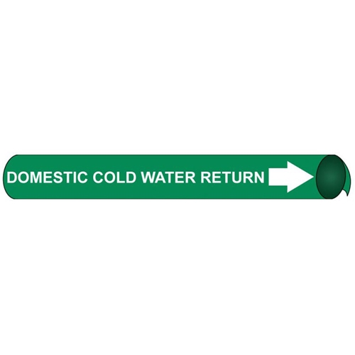Deionized Water Precoiled/Strap-On Pipe Marker (D4035)