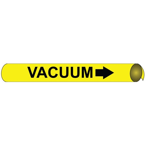 Vacuum Precoiled/Strap-On Pipe Marker (D4107)