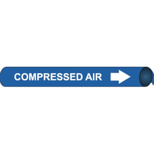 Compressed Air Precoiled/Strap-On Pipe Marker (F4022)