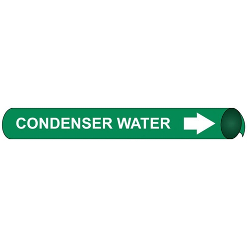 Condenser Water Precoiled/Strap-On Pipe Marker (F4028)