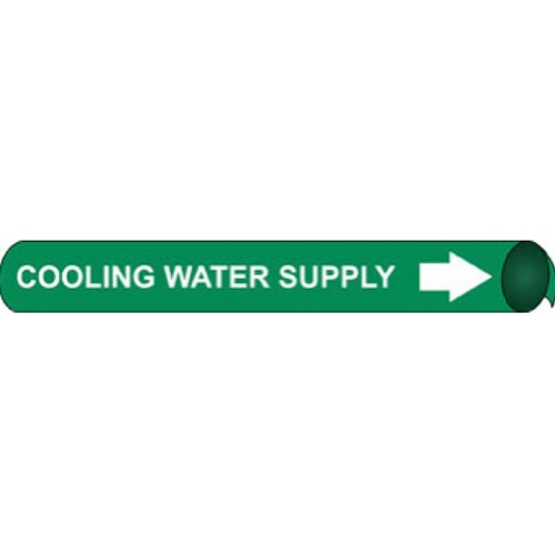 Heating Return Precoiled/Strap-On Pipe Marker (H4119)