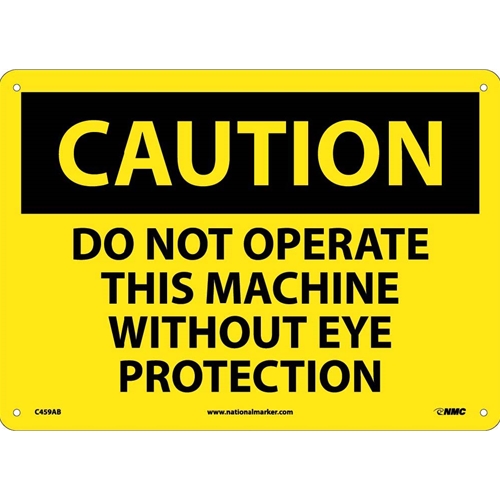 Caution Eye Protection Sign (C459AB)