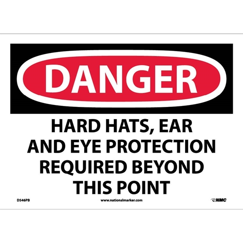 Danger Multi Protection Required Sign (D546PB)