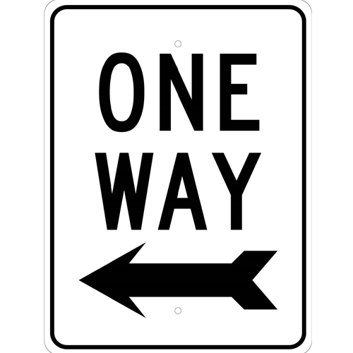 One Way Sign (TM115J)