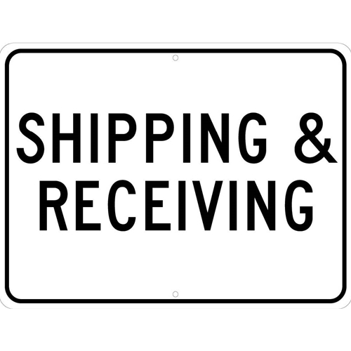 Shipping & Receiving Sign (TM228J)