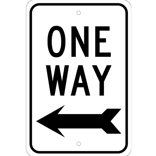 One Way Sign (TM22J)