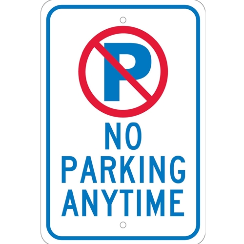 No Parking Anytime Sign (TM33J)
