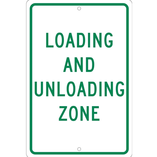 Loading And Unloading Zone Sign (TM61H)