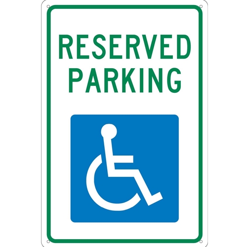 Reserved Parking Sign (TM87G)
