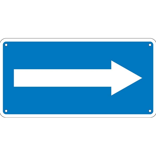 Van Accessible Right Arrow Ada Sign (TMA5G)